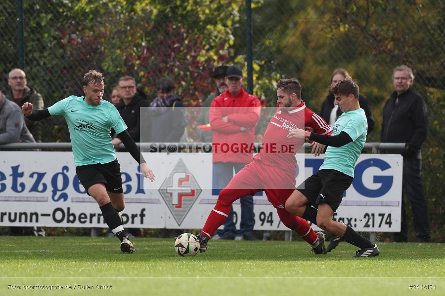 Sportgelände Oberndorf, Bischbrunn, 13.10.2024, sport, action, Fussball, BFV, 14. Spieltag, Kreisklasse Würzburg Gr. 3, FCK, SVB, (SG 1) FC Karsbach, (SG 1) SV Bischbrunn - Bild-ID: 2446134