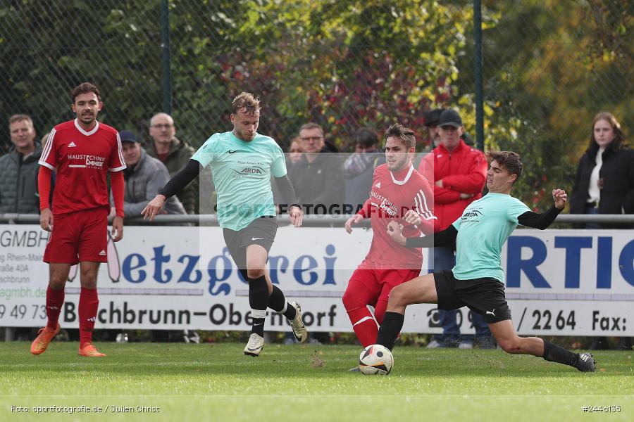 Sportgelände Oberndorf, Bischbrunn, 13.10.2024, sport, action, Fussball, BFV, 14. Spieltag, Kreisklasse Würzburg Gr. 3, FCK, SVB, (SG 1) FC Karsbach, (SG 1) SV Bischbrunn - Bild-ID: 2446135