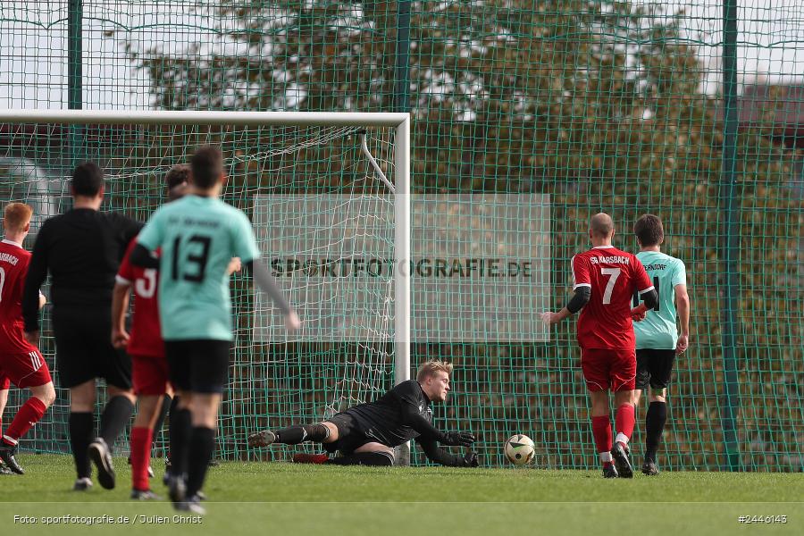 Sportgelände Oberndorf, Bischbrunn, 13.10.2024, sport, action, Fussball, BFV, 14. Spieltag, Kreisklasse Würzburg Gr. 3, FCK, SVB, (SG 1) FC Karsbach, (SG 1) SV Bischbrunn - Bild-ID: 2446143