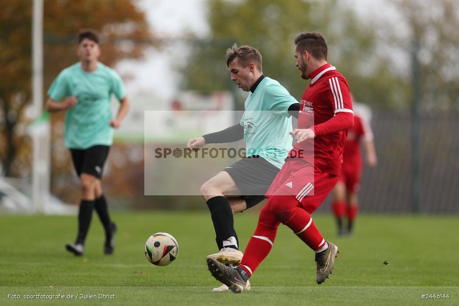 Sportgelände Oberndorf, Bischbrunn, 13.10.2024, sport, action, Fussball, BFV, 14. Spieltag, Kreisklasse Würzburg Gr. 3, FCK, SVB, (SG 1) FC Karsbach, (SG 1) SV Bischbrunn - Bild-ID: 2446144