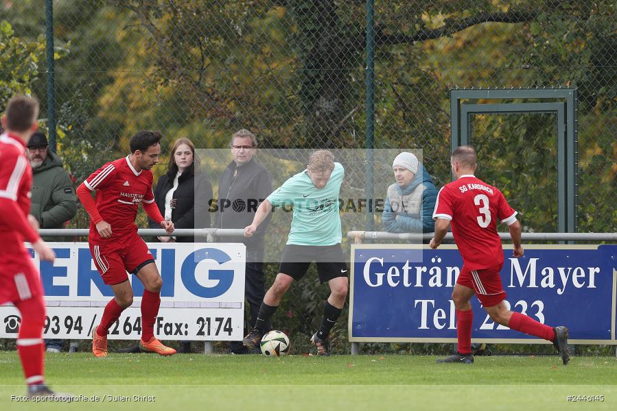 Sportgelände Oberndorf, Bischbrunn, 13.10.2024, sport, action, Fussball, BFV, 14. Spieltag, Kreisklasse Würzburg Gr. 3, FCK, SVB, (SG 1) FC Karsbach, (SG 1) SV Bischbrunn - Bild-ID: 2446145