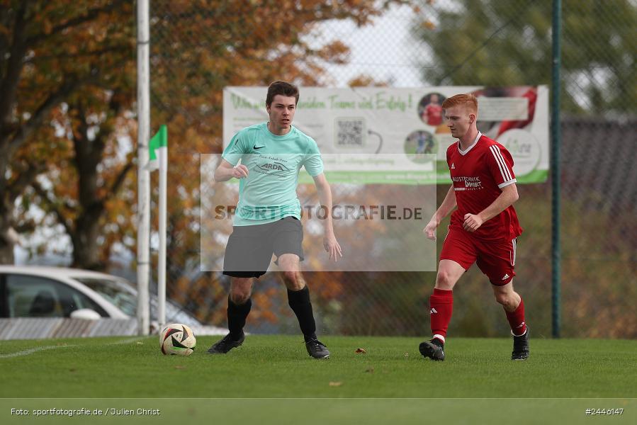 Sportgelände Oberndorf, Bischbrunn, 13.10.2024, sport, action, Fussball, BFV, 14. Spieltag, Kreisklasse Würzburg Gr. 3, FCK, SVB, (SG 1) FC Karsbach, (SG 1) SV Bischbrunn - Bild-ID: 2446147