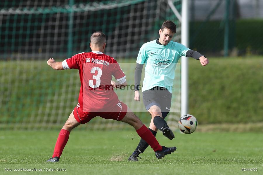 Sportgelände Oberndorf, Bischbrunn, 13.10.2024, sport, action, Fussball, BFV, 14. Spieltag, Kreisklasse Würzburg Gr. 3, FCK, SVB, (SG 1) FC Karsbach, (SG 1) SV Bischbrunn - Bild-ID: 2446155