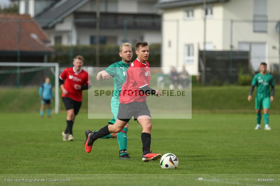 Sportgelände Oberndorf, Bischbrunn, 13.10.2024, sport, action, Fussball, BFV, 12. Spieltag, A-Klasse Würzburg Gr. 4, SGH, SVB, (SG 2) SG Hettstadt, (SG 2) SV Bischbrunn - Bild-ID: 2446181 Sportgelände Oberndorf, Bischbrunn, 13.10.2024, sport, action, Fussball, BFV, 12. Spieltag, A-Klasse Würzburg Gr. 4, SGH, SVB, (SG 2) SG Hettstadt, (SG 2) SV Bischbrunn - Bild-ID: 2446181
