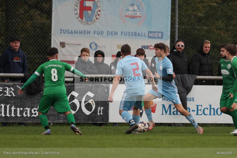 Sportgelände, Bergrothenfels, 13.10.2024, sport, action, Fussball, BFV, 12. Spieltag, A-Klasse Würzburg Gr. 4, FVK, FVBH, FV Karlstadt II, FV Bergrothenfels/Hafenlohr - Bild-ID: 2446335