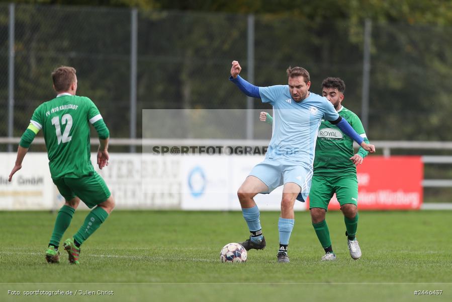 Sportgelände, Bergrothenfels, 13.10.2024, sport, action, Fussball, BFV, 12. Spieltag, A-Klasse Würzburg Gr. 4, FVK, FVBH, FV Karlstadt II, FV Bergrothenfels/Hafenlohr - Bild-ID: 2446437