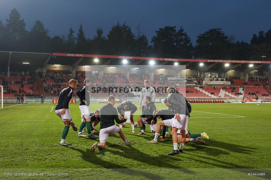AKON Arena, Würzburg, 18.10.2024, sport, action, Fussball, BFV, 15. Spieltag, Regionalliga Bayern, FCS, FWK, 1. FC Schweinfurt 1905, FC Würzburger Kickers - Bild-ID: 2446489