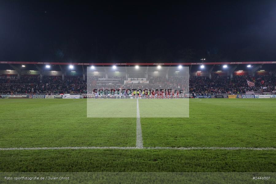 AKON Arena, Würzburg, 18.10.2024, sport, action, Fussball, BFV, 15. Spieltag, Regionalliga Bayern, FCS, FWK, 1. FC Schweinfurt 1905, FC Würzburger Kickers - Bild-ID: 2446507