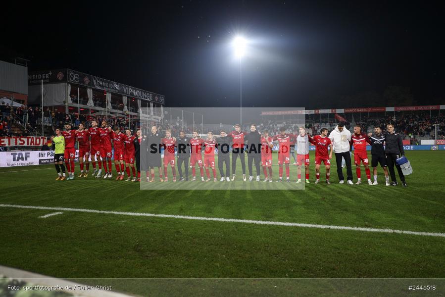 AKON Arena, Würzburg, 18.10.2024, sport, action, Fussball, BFV, 15. Spieltag, Regionalliga Bayern, FCS, FWK, 1. FC Schweinfurt 1905, FC Würzburger Kickers - Bild-ID: 2446518