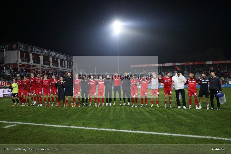 AKON Arena, Würzburg, 18.10.2024, sport, action, Fussball, BFV, 15. Spieltag, Regionalliga Bayern, FCS, FWK, 1. FC Schweinfurt 1905, FC Würzburger Kickers - Bild-ID: 2446520