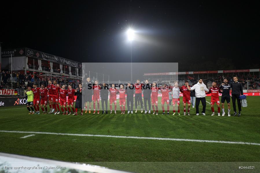 AKON Arena, Würzburg, 18.10.2024, sport, action, Fussball, BFV, 15. Spieltag, Regionalliga Bayern, FCS, FWK, 1. FC Schweinfurt 1905, FC Würzburger Kickers - Bild-ID: 2446521