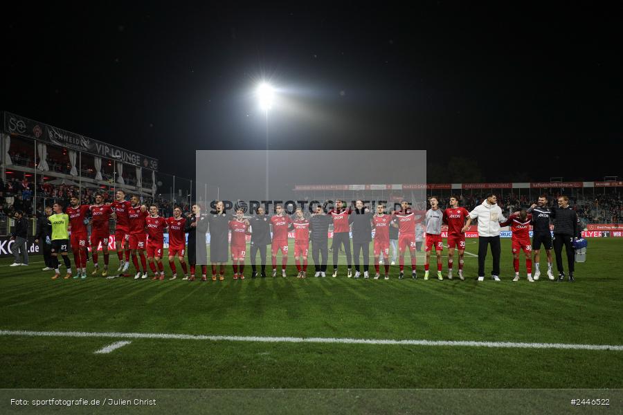 AKON Arena, Würzburg, 18.10.2024, sport, action, Fussball, BFV, 15. Spieltag, Regionalliga Bayern, FCS, FWK, 1. FC Schweinfurt 1905, FC Würzburger Kickers - Bild-ID: 2446522