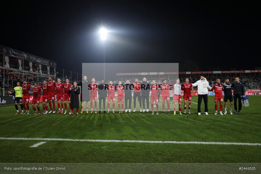 AKON Arena, Würzburg, 18.10.2024, sport, action, Fussball, BFV, 15. Spieltag, Regionalliga Bayern, FCS, FWK, 1. FC Schweinfurt 1905, FC Würzburger Kickers - Bild-ID: 2446525