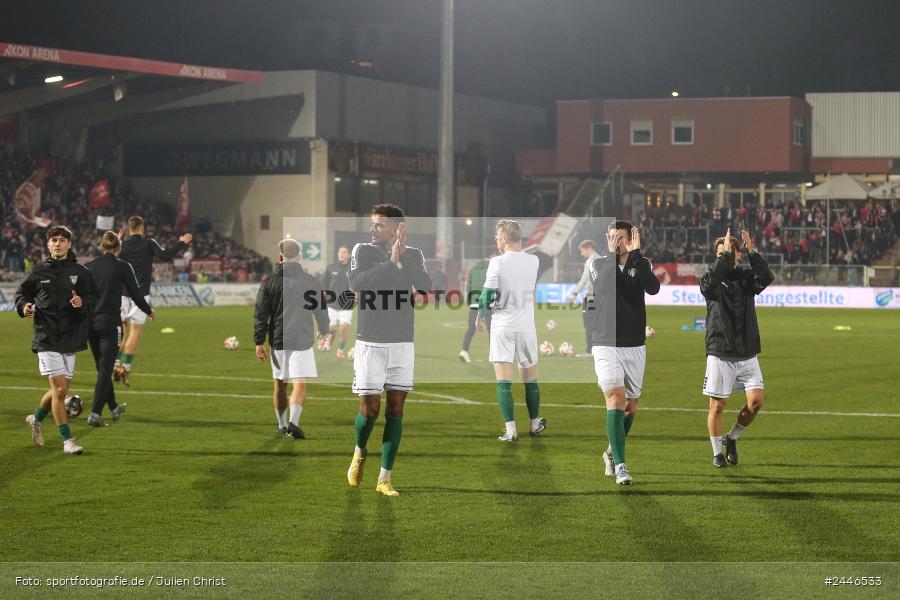 AKON Arena, Würzburg, 18.10.2024, sport, action, Fussball, BFV, 15. Spieltag, Regionalliga Bayern, FCS, FWK, 1. FC Schweinfurt 1905, FC Würzburger Kickers - Bild-ID: 2446533