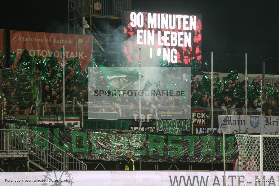 AKON Arena, Würzburg, 18.10.2024, sport, action, Fussball, BFV, 15. Spieltag, Regionalliga Bayern, FCS, FWK, 1. FC Schweinfurt 1905, FC Würzburger Kickers - Bild-ID: 2446576