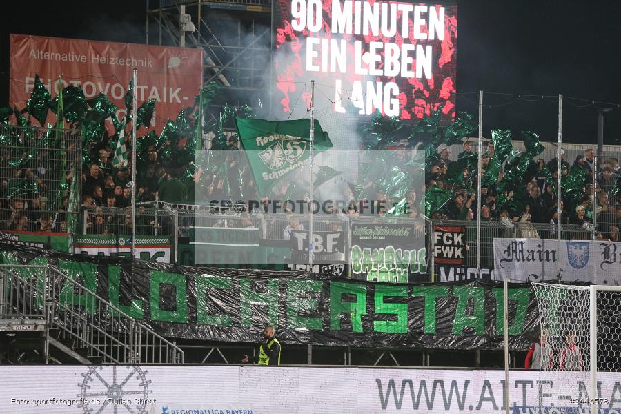 AKON Arena, Würzburg, 18.10.2024, sport, action, Fussball, BFV, 15. Spieltag, Regionalliga Bayern, FCS, FWK, 1. FC Schweinfurt 1905, FC Würzburger Kickers - Bild-ID: 2446578