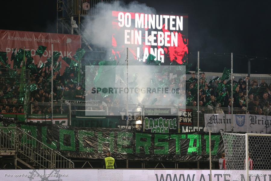 AKON Arena, Würzburg, 18.10.2024, sport, action, Fussball, BFV, 15. Spieltag, Regionalliga Bayern, FCS, FWK, 1. FC Schweinfurt 1905, FC Würzburger Kickers - Bild-ID: 2446581
