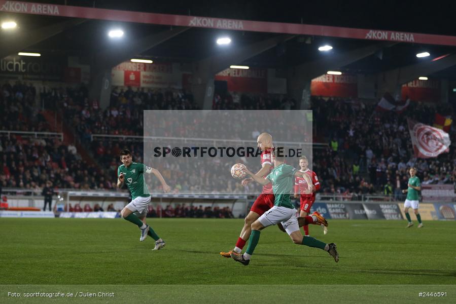 AKON Arena, Würzburg, 18.10.2024, sport, action, Fussball, BFV, 15. Spieltag, Regionalliga Bayern, FCS, FWK, 1. FC Schweinfurt 1905, FC Würzburger Kickers - Bild-ID: 2446591