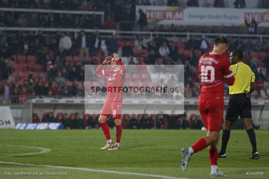 AKON Arena, Würzburg, 18.10.2024, sport, action, Fussball, BFV, 15. Spieltag, Regionalliga Bayern, FCS, FWK, 1. FC Schweinfurt 1905, FC Würzburger Kickers - Bild-ID: 2446598