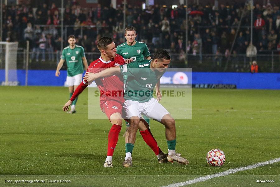 AKON Arena, Würzburg, 18.10.2024, sport, action, Fussball, BFV, 15. Spieltag, Regionalliga Bayern, FCS, FWK, 1. FC Schweinfurt 1905, FC Würzburger Kickers - Bild-ID: 2446599