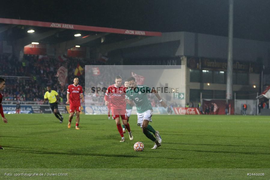 AKON Arena, Würzburg, 18.10.2024, sport, action, Fussball, BFV, 15. Spieltag, Regionalliga Bayern, FCS, FWK, 1. FC Schweinfurt 1905, FC Würzburger Kickers - Bild-ID: 2446608