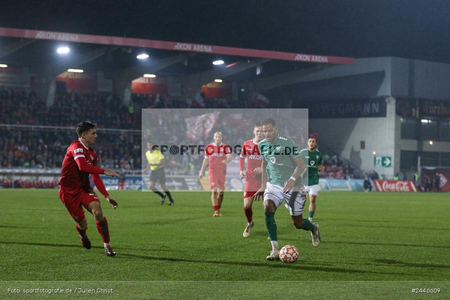 AKON Arena, Würzburg, 18.10.2024, sport, action, Fussball, BFV, 15. Spieltag, Regionalliga Bayern, FCS, FWK, 1. FC Schweinfurt 1905, FC Würzburger Kickers - Bild-ID: 2446609