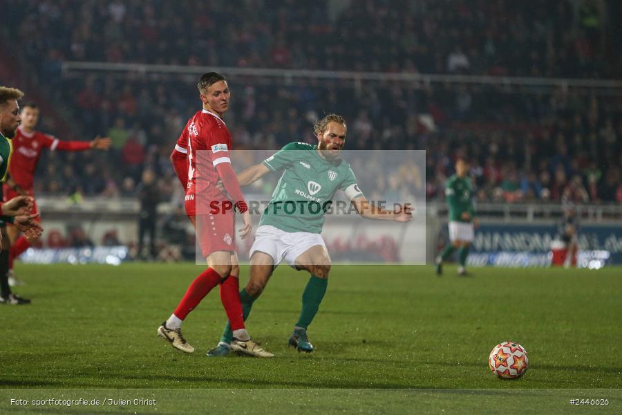 AKON Arena, Würzburg, 18.10.2024, sport, action, Fussball, BFV, 15. Spieltag, Regionalliga Bayern, FCS, FWK, 1. FC Schweinfurt 1905, FC Würzburger Kickers - Bild-ID: 2446626