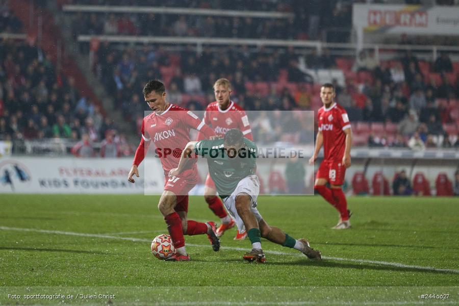 AKON Arena, Würzburg, 18.10.2024, sport, action, Fussball, BFV, 15. Spieltag, Regionalliga Bayern, FCS, FWK, 1. FC Schweinfurt 1905, FC Würzburger Kickers - Bild-ID: 2446627