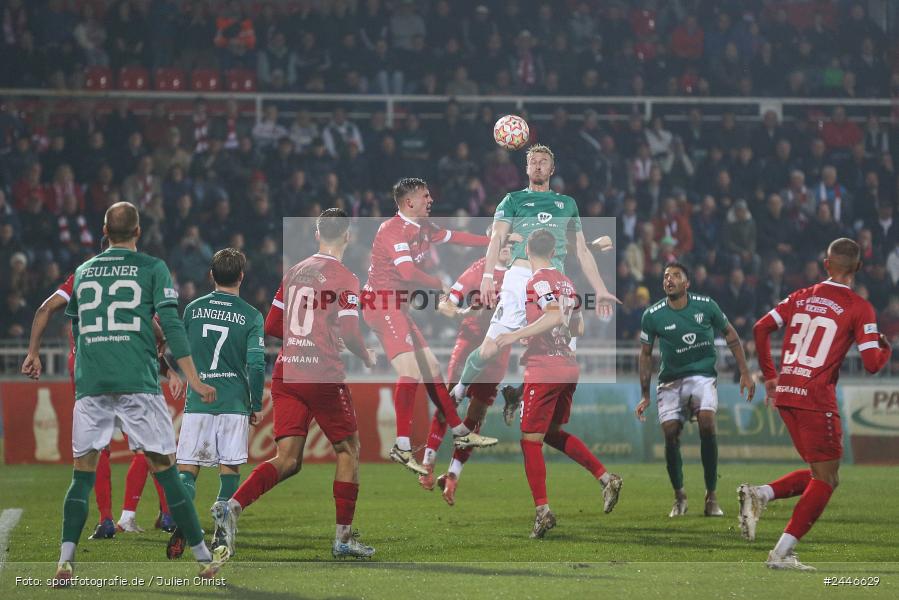 AKON Arena, Würzburg, 18.10.2024, sport, action, Fussball, BFV, 15. Spieltag, Regionalliga Bayern, FCS, FWK, 1. FC Schweinfurt 1905, FC Würzburger Kickers - Bild-ID: 2446629