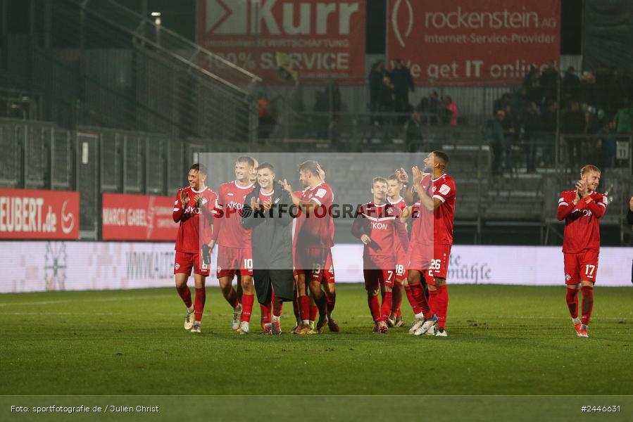 AKON Arena, Würzburg, 18.10.2024, sport, action, Fussball, BFV, 15. Spieltag, Regionalliga Bayern, FCS, FWK, 1. FC Schweinfurt 1905, FC Würzburger Kickers - Bild-ID: 2446631