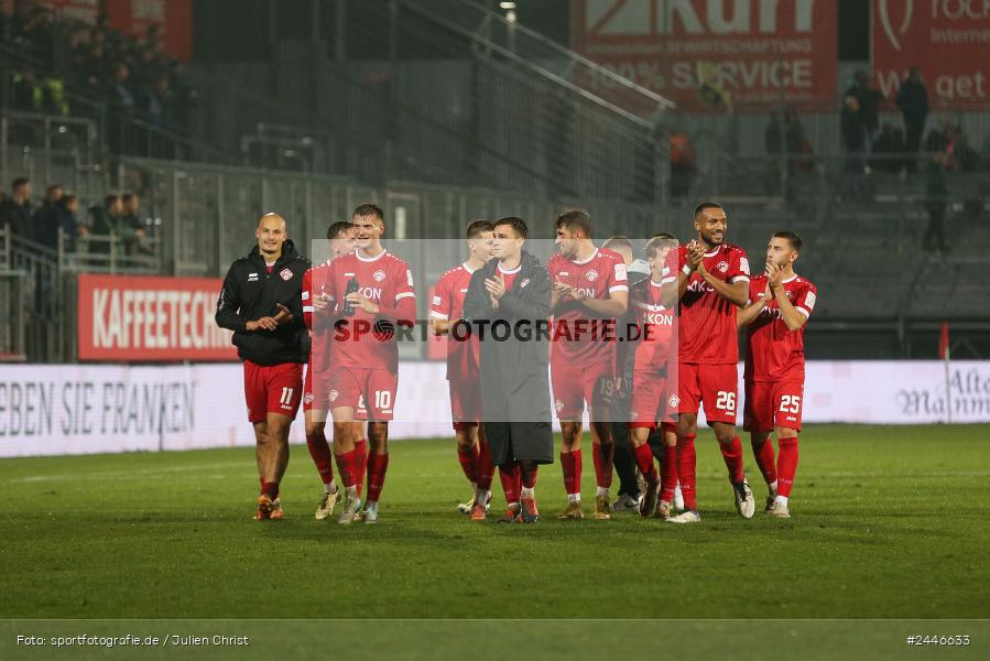 AKON Arena, Würzburg, 18.10.2024, sport, action, Fussball, BFV, 15. Spieltag, Regionalliga Bayern, FCS, FWK, 1. FC Schweinfurt 1905, FC Würzburger Kickers - Bild-ID: 2446633