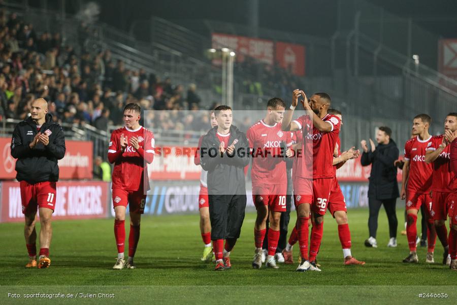 AKON Arena, Würzburg, 18.10.2024, sport, action, Fussball, BFV, 15. Spieltag, Regionalliga Bayern, FCS, FWK, 1. FC Schweinfurt 1905, FC Würzburger Kickers - Bild-ID: 2446636