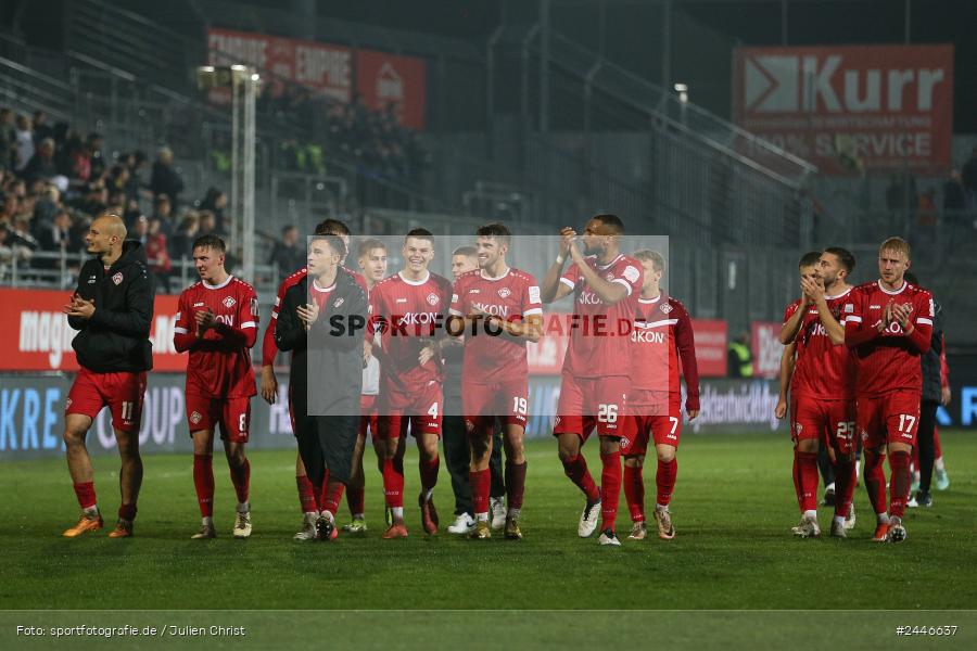 AKON Arena, Würzburg, 18.10.2024, sport, action, Fussball, BFV, 15. Spieltag, Regionalliga Bayern, FCS, FWK, 1. FC Schweinfurt 1905, FC Würzburger Kickers - Bild-ID: 2446637
