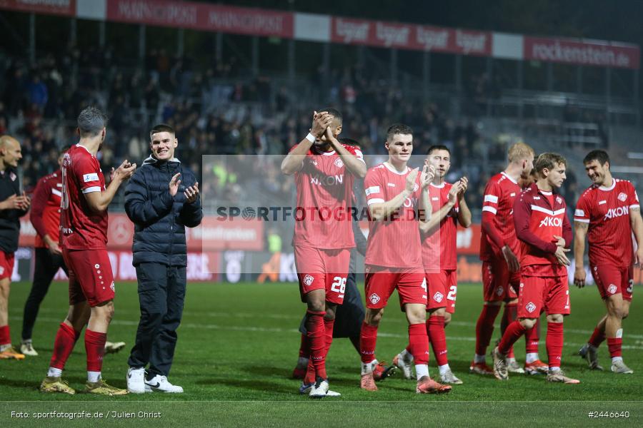 AKON Arena, Würzburg, 18.10.2024, sport, action, Fussball, BFV, 15. Spieltag, Regionalliga Bayern, FCS, FWK, 1. FC Schweinfurt 1905, FC Würzburger Kickers - Bild-ID: 2446640