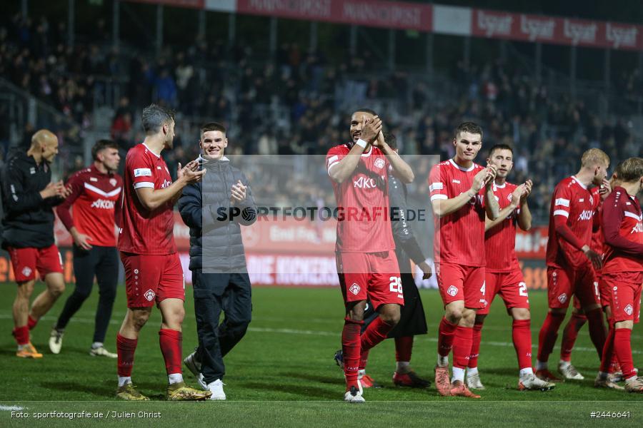 AKON Arena, Würzburg, 18.10.2024, sport, action, Fussball, BFV, 15. Spieltag, Regionalliga Bayern, FCS, FWK, 1. FC Schweinfurt 1905, FC Würzburger Kickers - Bild-ID: 2446641