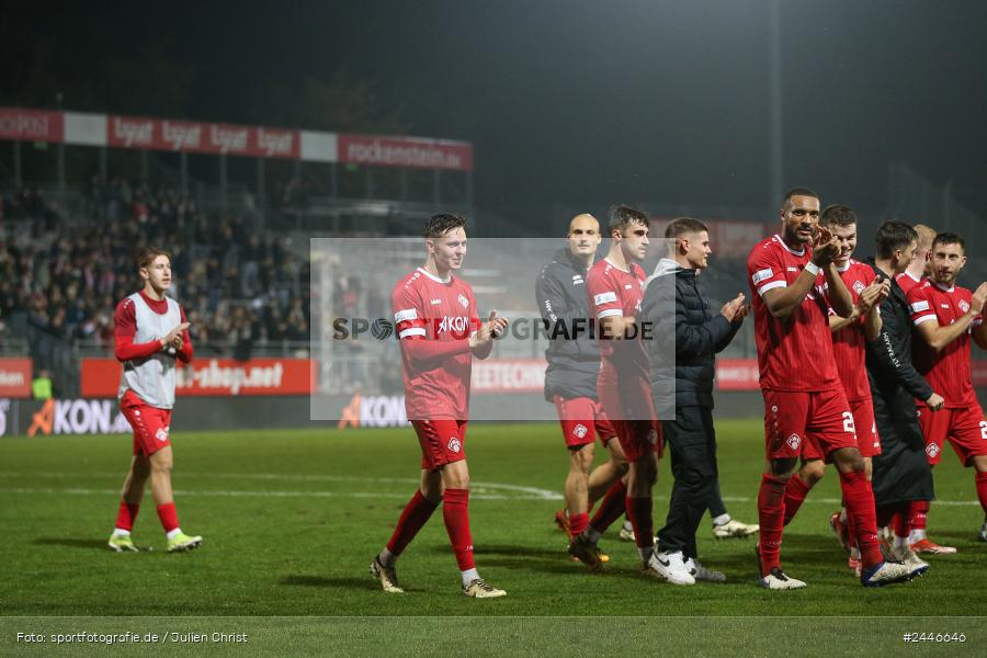 AKON Arena, Würzburg, 18.10.2024, sport, action, Fussball, BFV, 15. Spieltag, Regionalliga Bayern, FCS, FWK, 1. FC Schweinfurt 1905, FC Würzburger Kickers - Bild-ID: 2446646