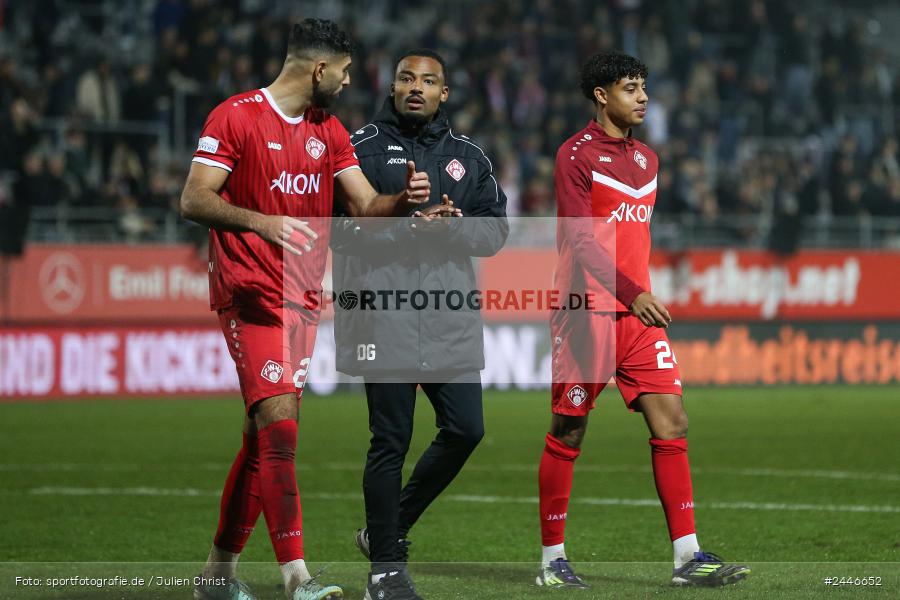 AKON Arena, Würzburg, 18.10.2024, sport, action, Fussball, BFV, 15. Spieltag, Regionalliga Bayern, FCS, FWK, 1. FC Schweinfurt 1905, FC Würzburger Kickers - Bild-ID: 2446652