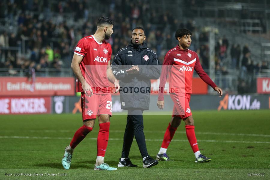 AKON Arena, Würzburg, 18.10.2024, sport, action, Fussball, BFV, 15. Spieltag, Regionalliga Bayern, FCS, FWK, 1. FC Schweinfurt 1905, FC Würzburger Kickers - Bild-ID: 2446653