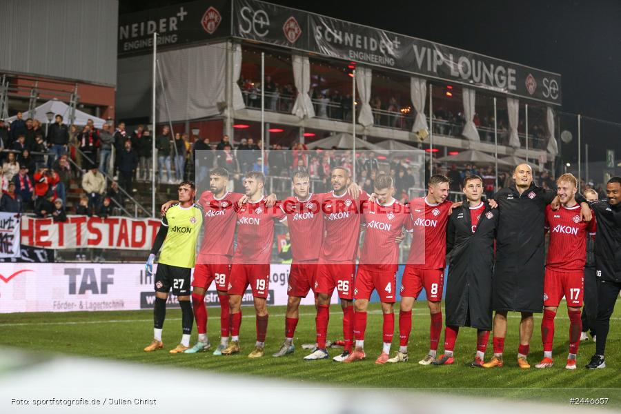 AKON Arena, Würzburg, 18.10.2024, sport, action, Fussball, BFV, 15. Spieltag, Regionalliga Bayern, FCS, FWK, 1. FC Schweinfurt 1905, FC Würzburger Kickers - Bild-ID: 2446657