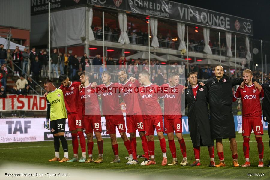AKON Arena, Würzburg, 18.10.2024, sport, action, Fussball, BFV, 15. Spieltag, Regionalliga Bayern, FCS, FWK, 1. FC Schweinfurt 1905, FC Würzburger Kickers - Bild-ID: 2446659