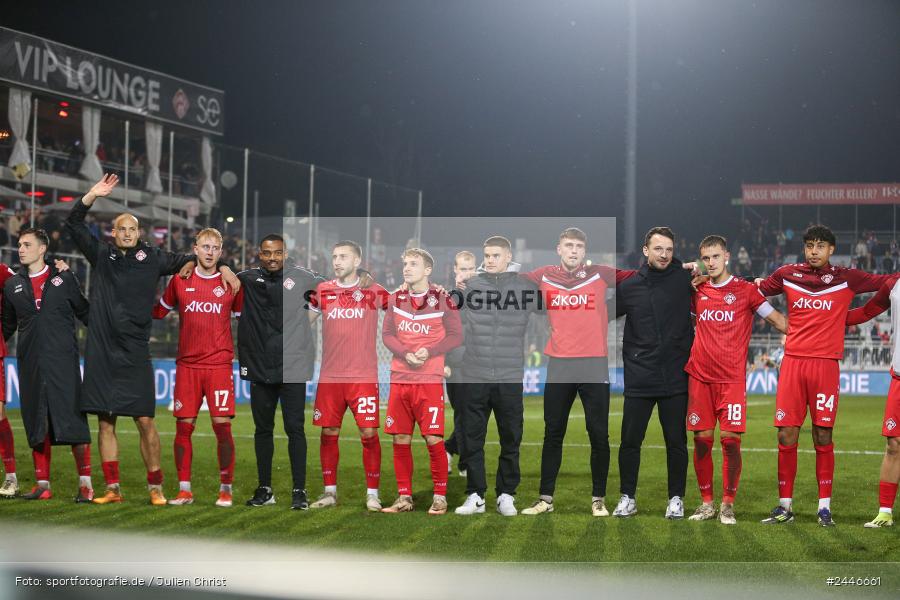 AKON Arena, Würzburg, 18.10.2024, sport, action, Fussball, BFV, 15. Spieltag, Regionalliga Bayern, FCS, FWK, 1. FC Schweinfurt 1905, FC Würzburger Kickers - Bild-ID: 2446661