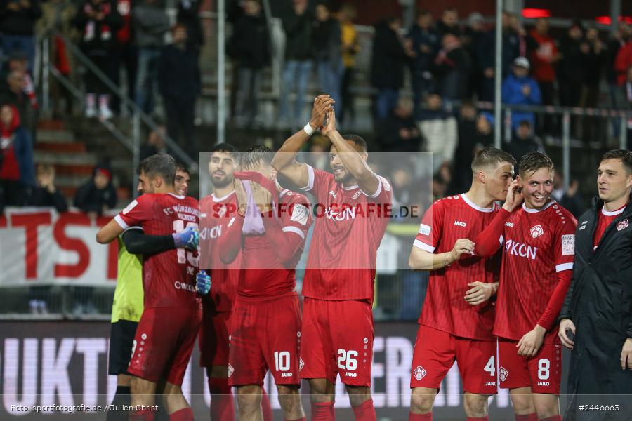 AKON Arena, Würzburg, 18.10.2024, sport, action, Fussball, BFV, 15. Spieltag, Regionalliga Bayern, FCS, FWK, 1. FC Schweinfurt 1905, FC Würzburger Kickers - Bild-ID: 2446663