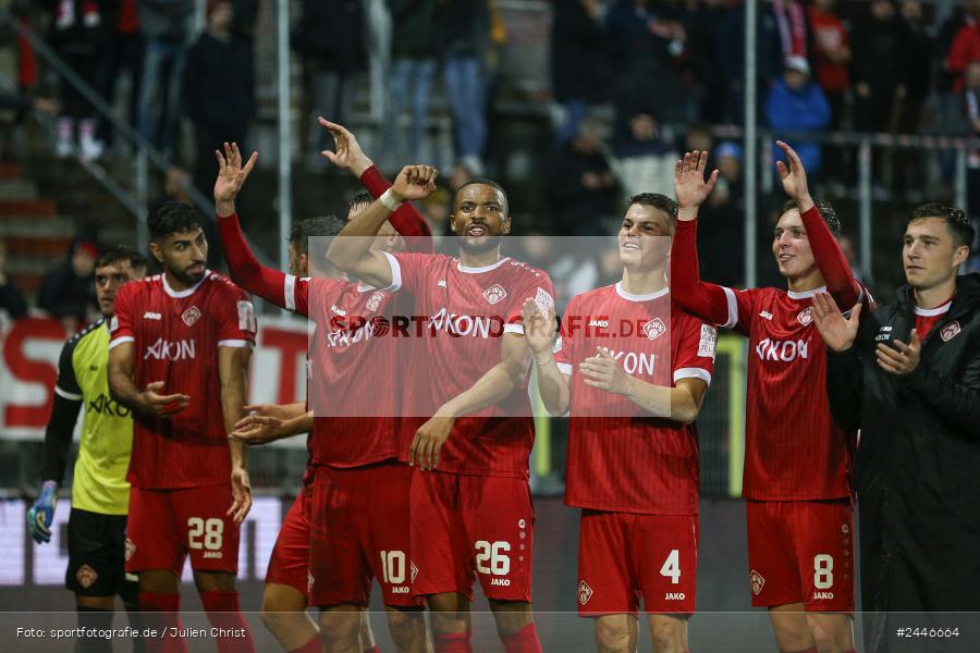 AKON Arena, Würzburg, 18.10.2024, sport, action, Fussball, BFV, 15. Spieltag, Regionalliga Bayern, FCS, FWK, 1. FC Schweinfurt 1905, FC Würzburger Kickers - Bild-ID: 2446664