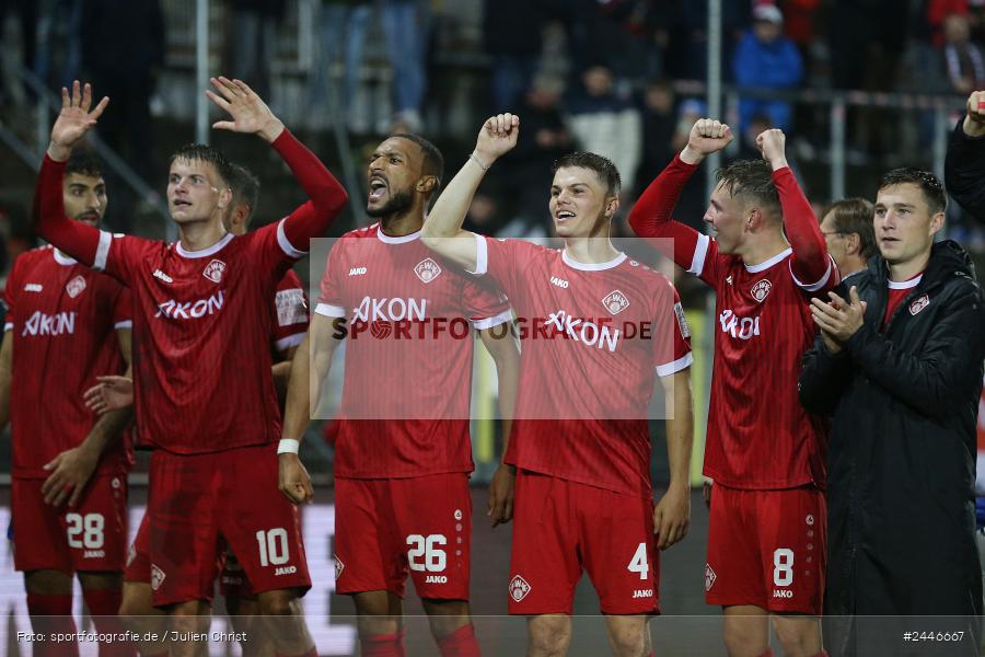 AKON Arena, Würzburg, 18.10.2024, sport, action, Fussball, BFV, 15. Spieltag, Regionalliga Bayern, FCS, FWK, 1. FC Schweinfurt 1905, FC Würzburger Kickers - Bild-ID: 2446667