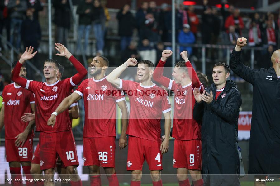 AKON Arena, Würzburg, 18.10.2024, sport, action, Fussball, BFV, 15. Spieltag, Regionalliga Bayern, FCS, FWK, 1. FC Schweinfurt 1905, FC Würzburger Kickers - Bild-ID: 2446668
