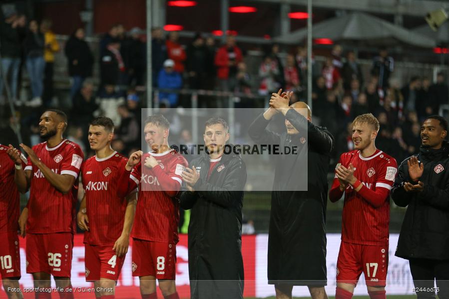 AKON Arena, Würzburg, 18.10.2024, sport, action, Fussball, BFV, 15. Spieltag, Regionalliga Bayern, FCS, FWK, 1. FC Schweinfurt 1905, FC Würzburger Kickers - Bild-ID: 2446673