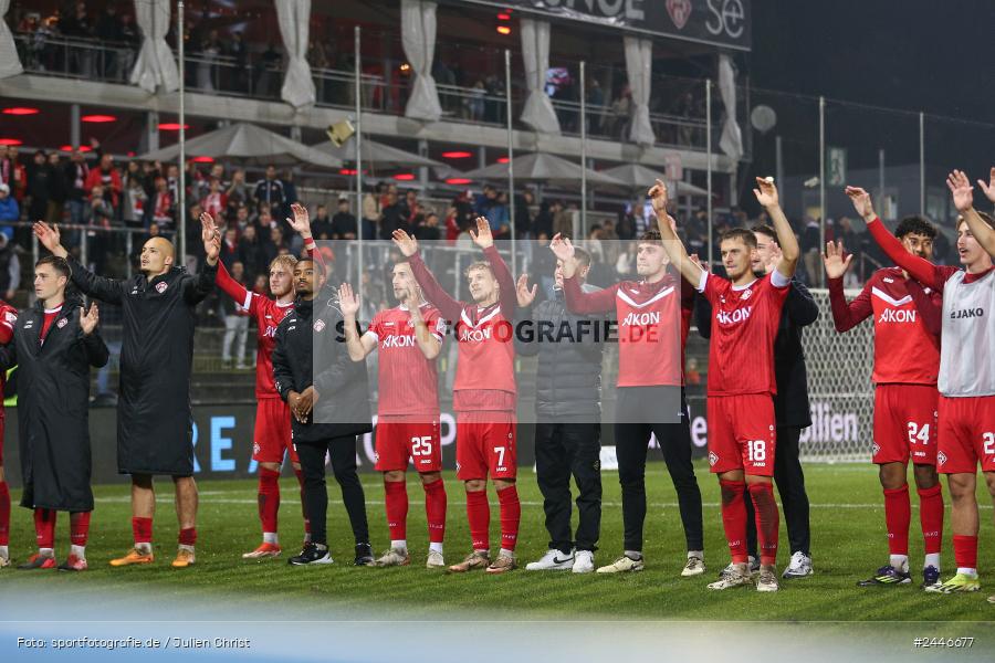 AKON Arena, Würzburg, 18.10.2024, sport, action, Fussball, BFV, 15. Spieltag, Regionalliga Bayern, FCS, FWK, 1. FC Schweinfurt 1905, FC Würzburger Kickers - Bild-ID: 2446677