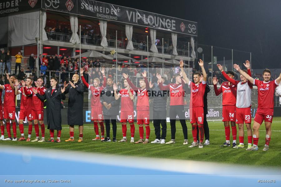 AKON Arena, Würzburg, 18.10.2024, sport, action, Fussball, BFV, 15. Spieltag, Regionalliga Bayern, FCS, FWK, 1. FC Schweinfurt 1905, FC Würzburger Kickers - Bild-ID: 2446678