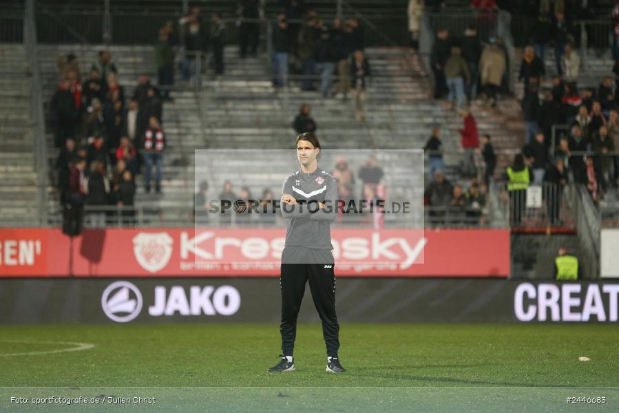 AKON Arena, Würzburg, 18.10.2024, sport, action, Fussball, BFV, 15. Spieltag, Regionalliga Bayern, FCS, FWK, 1. FC Schweinfurt 1905, FC Würzburger Kickers - Bild-ID: 2446683