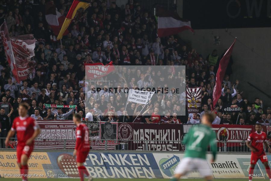 AKON Arena, Würzburg, 18.10.2024, sport, action, Fussball, BFV, 15. Spieltag, Regionalliga Bayern, FCS, FWK, 1. FC Schweinfurt 1905, FC Würzburger Kickers - Bild-ID: 2446747